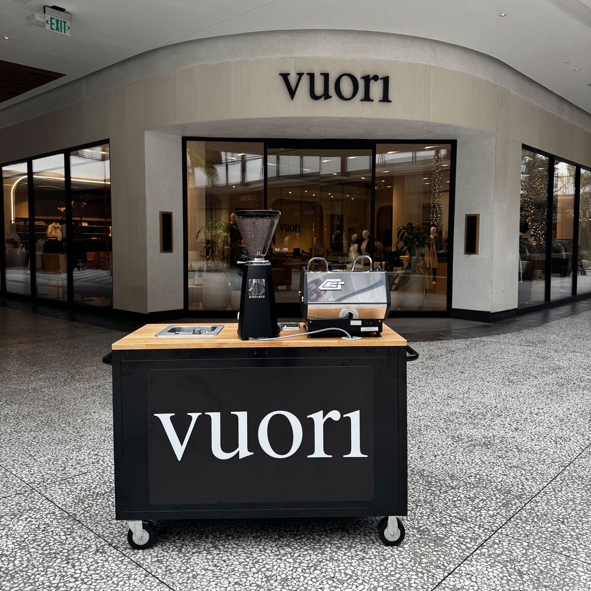 Vuori Branded Coffee Cart